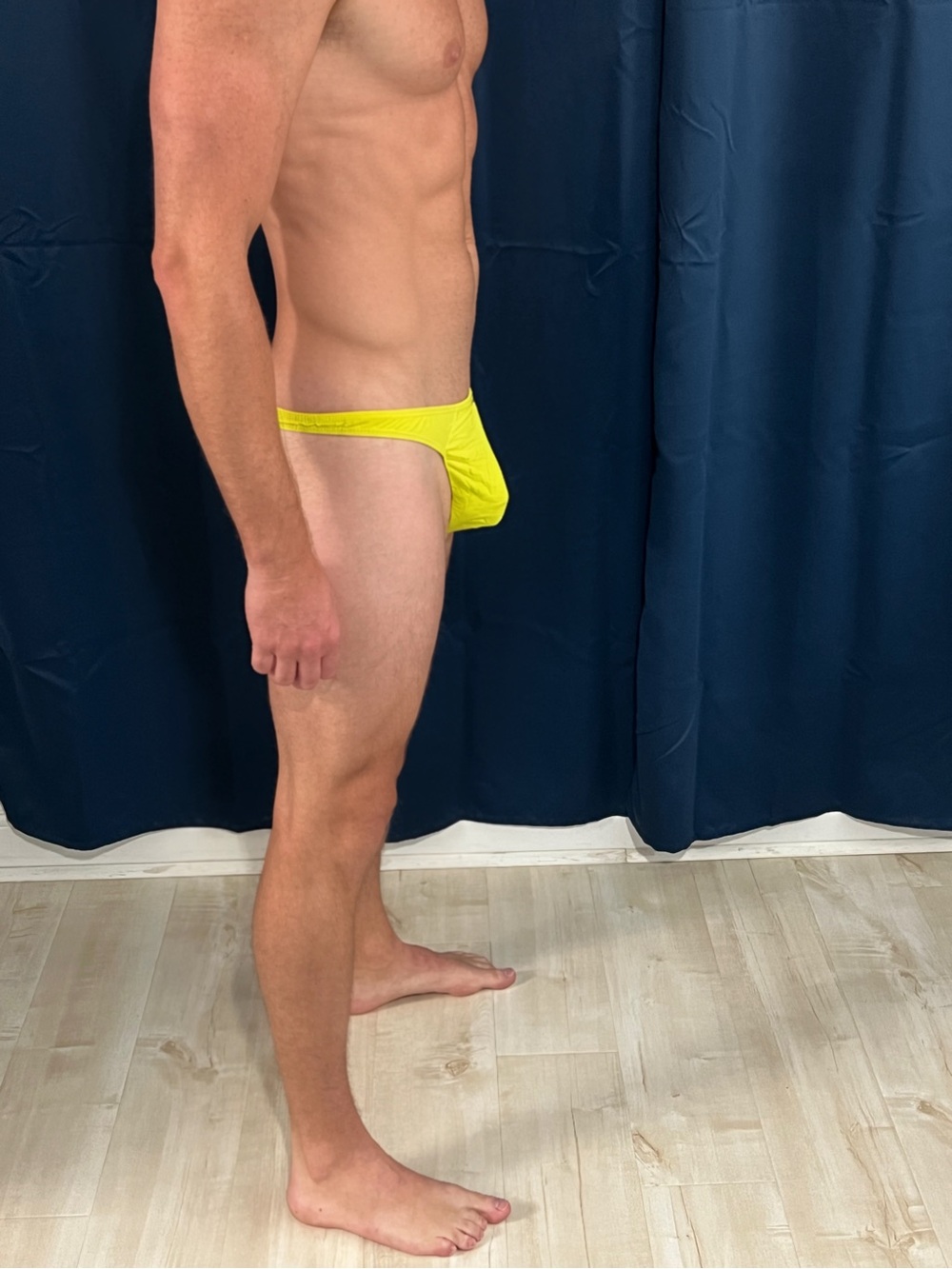 Neon Yellow Men’s Low Rise Thong - Picture 3 of 4